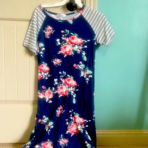 Floral tshirt dress